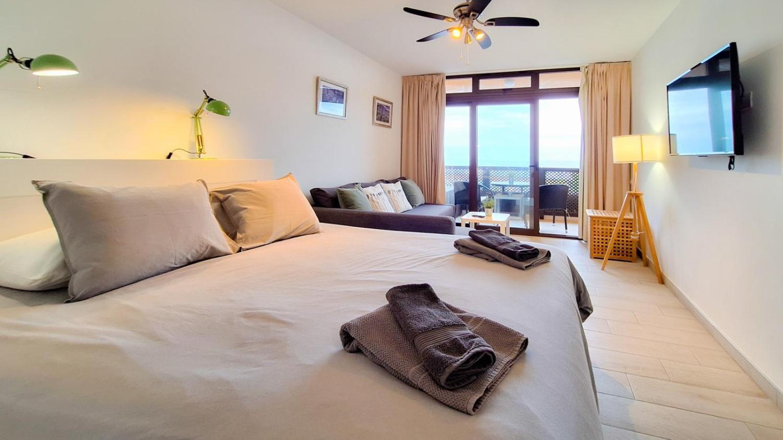 Studio With Balcony And Sea View Пуэрто-де-ла-Крус Экстерьер фото