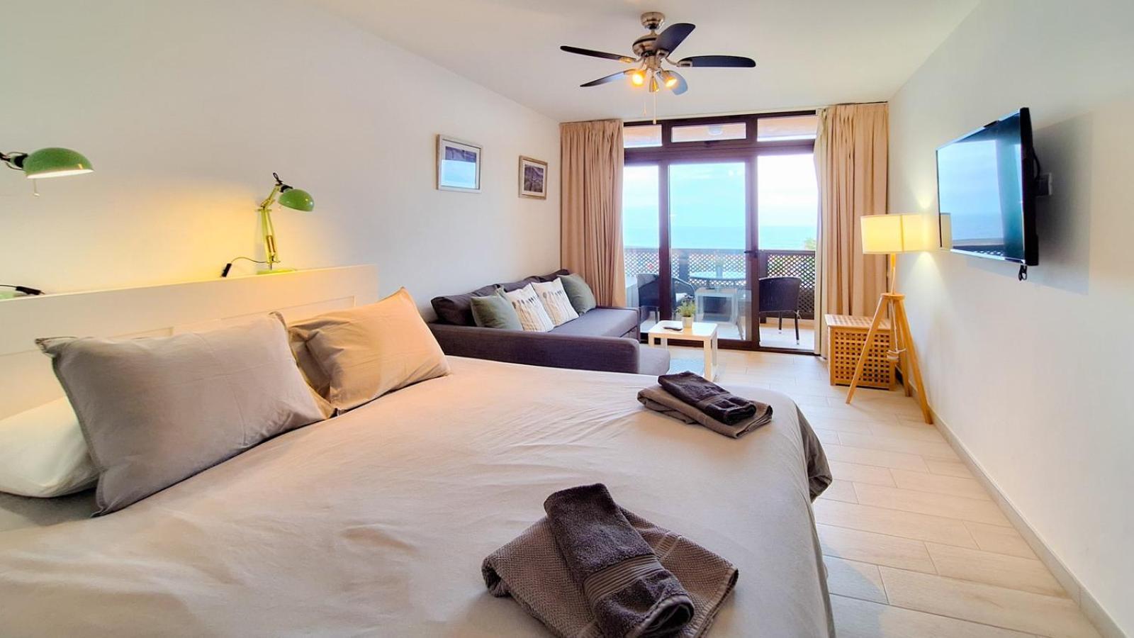 Studio With Balcony And Sea View Пуэрто-де-ла-Крус Экстерьер фото