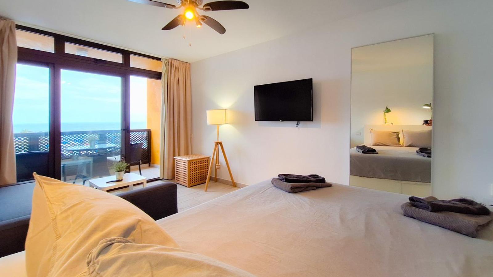 Studio With Balcony And Sea View Пуэрто-де-ла-Крус Экстерьер фото